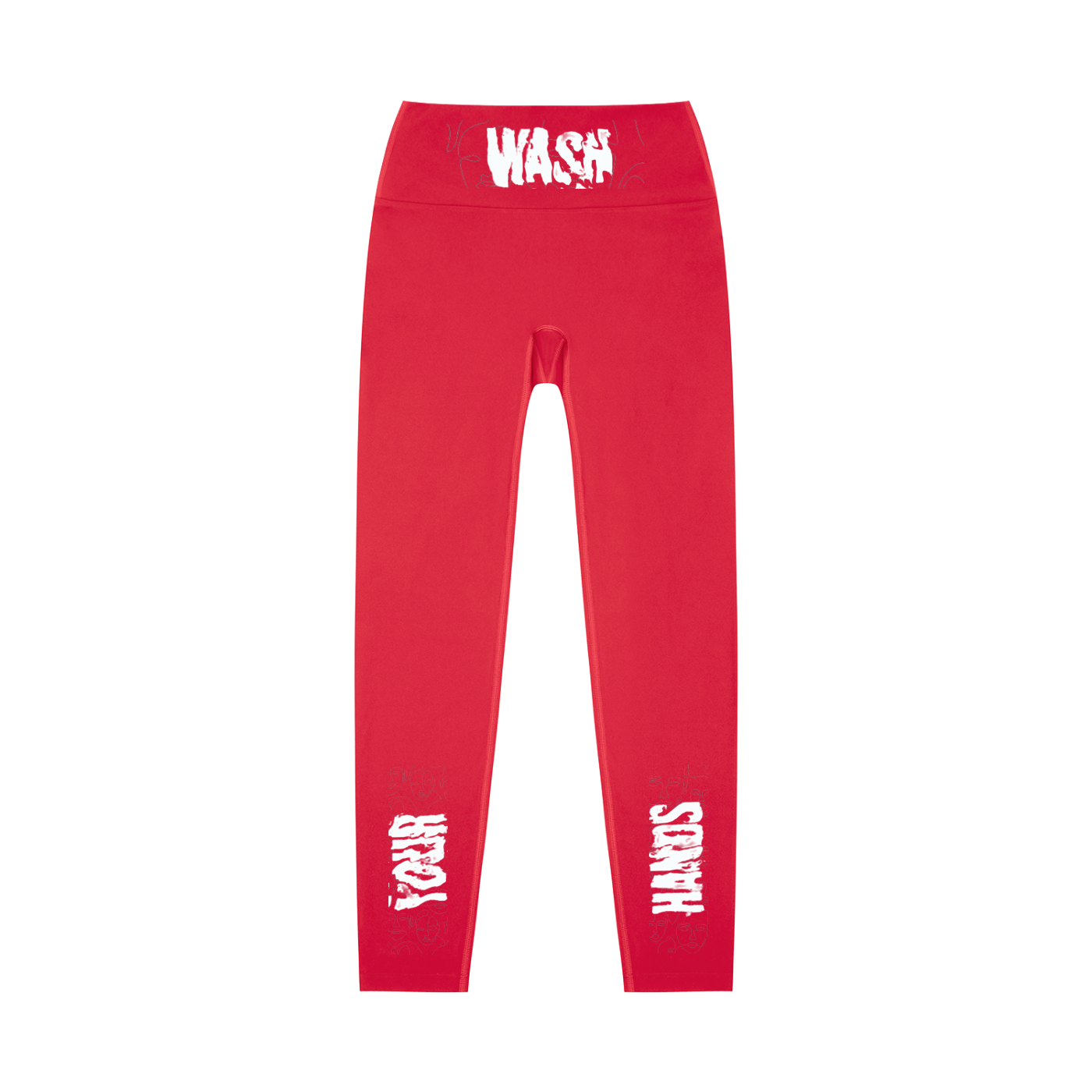 H.E. “WashYourHands” High-Waisted Yoga Leggings