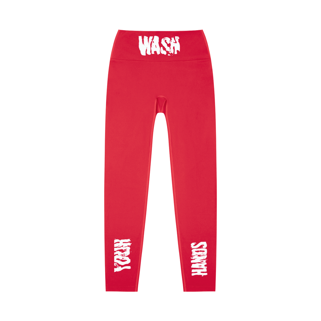 Honest Empire “WashYourHands” High-Waisted Yoga Leggings