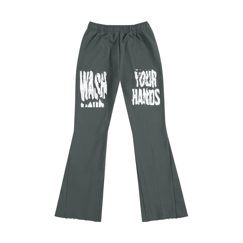 Honest Empire “WashYourHands” Flared Sweatpants