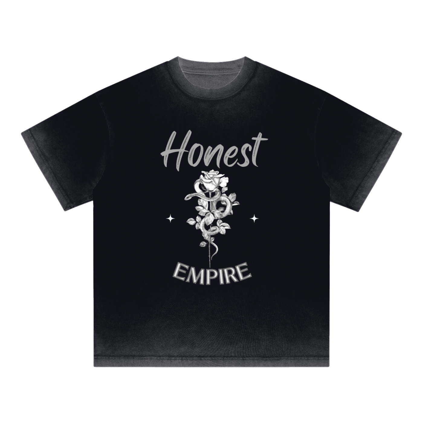 H.E. “TDDIP” Reverse Dyed Loose Cotton T-Shirt