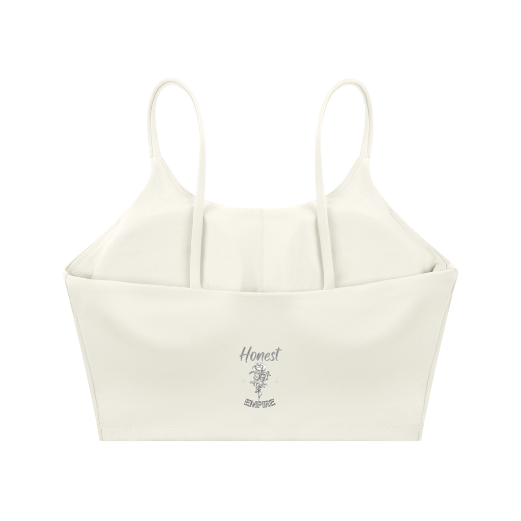 H.E. FACE Spaghetti Strap Yoga Sports Bra