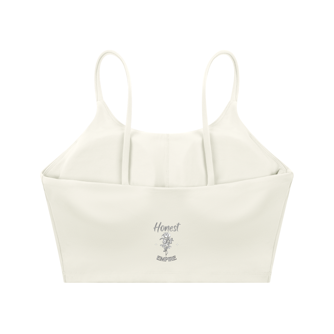 H.E. FACE Spaghetti Strap Yoga Sports Bra