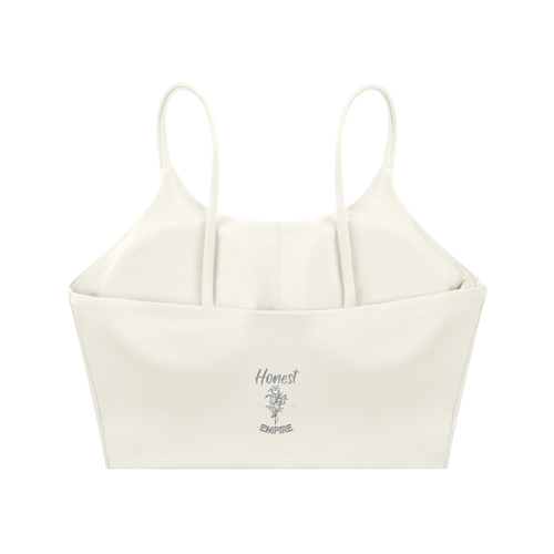 H.E. FACE Spaghetti Strap Yoga Sports Bra