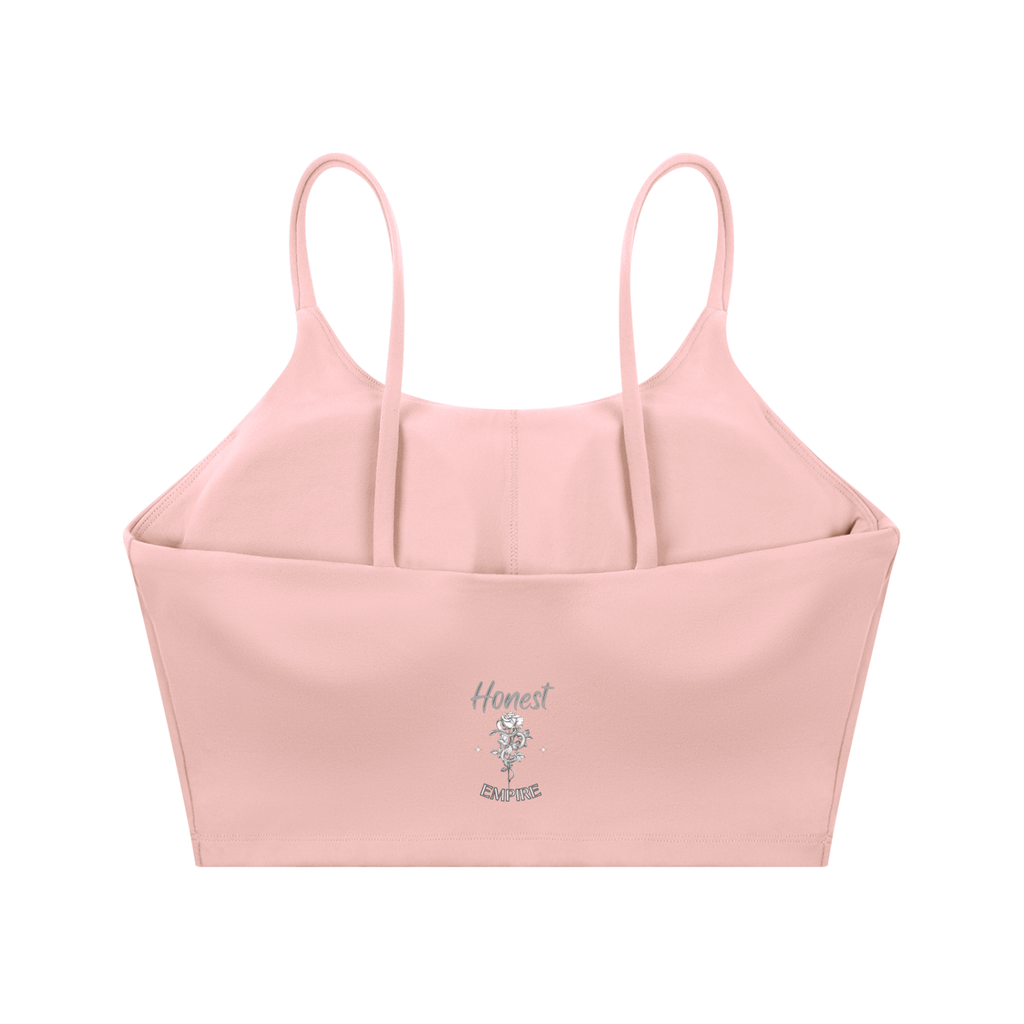 H.E. FACE Spaghetti Strap Yoga Sports Bra