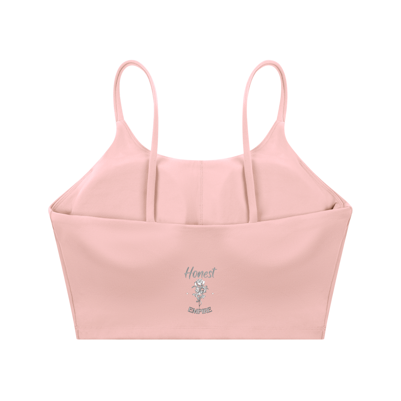 H.E. FACE Spaghetti Strap Yoga Sports Bra