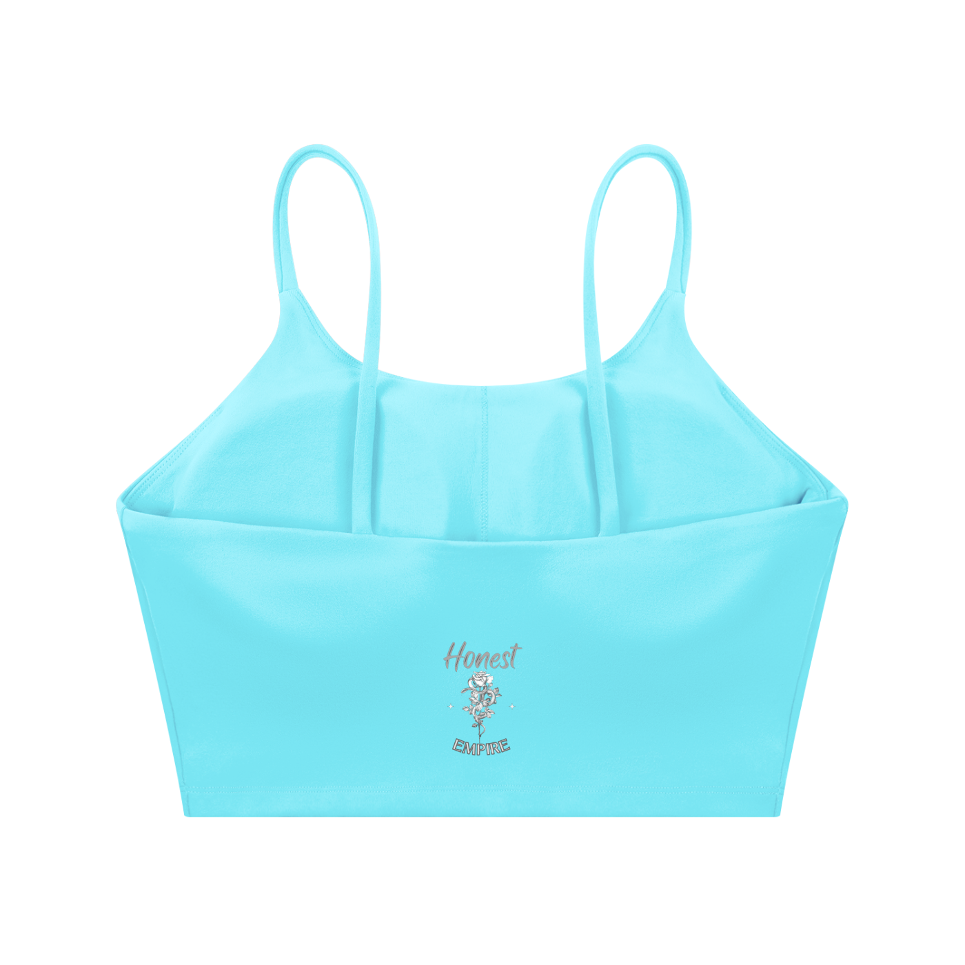 H.E. FACE Spaghetti Strap Yoga Sports Bra