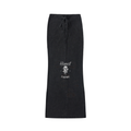 H.E. FACE Dyed Washed Drawstring Maxi Skirt