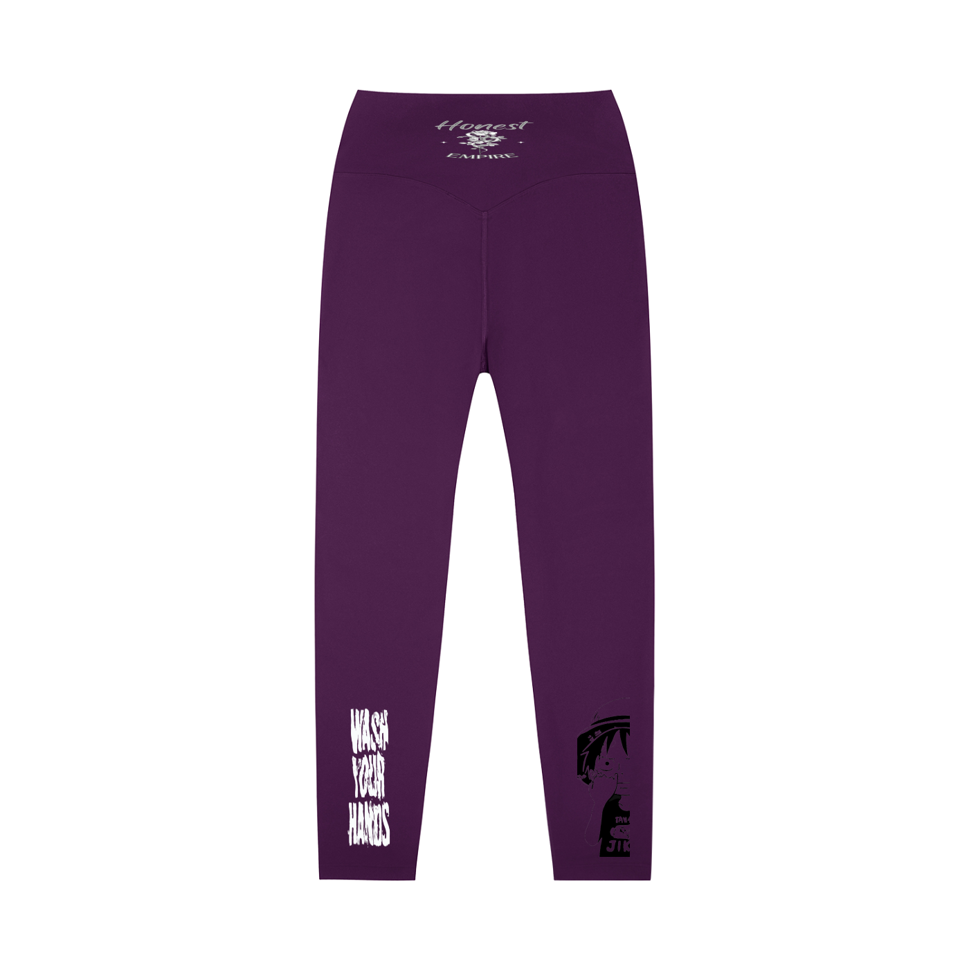 Honest Empire “WashYourHands” High-Waisted Yoga Leggings