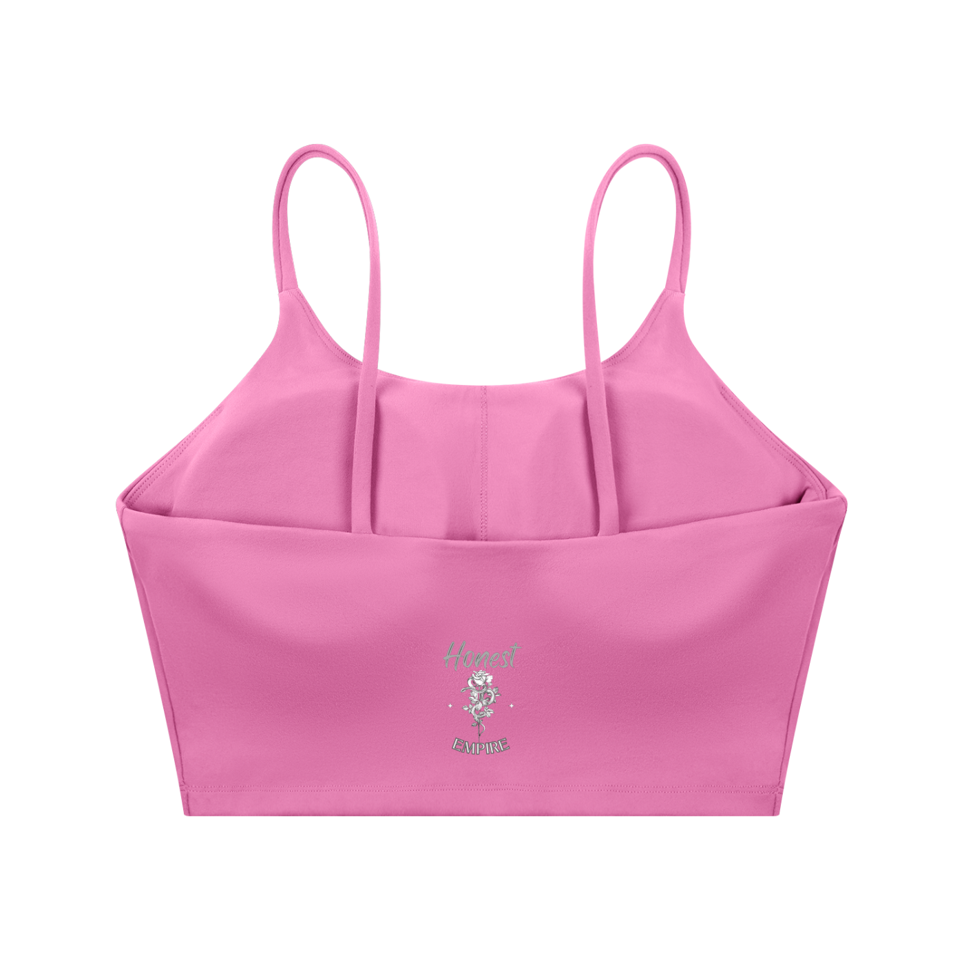 H.E. FACE Spaghetti Strap Yoga Sports Bra