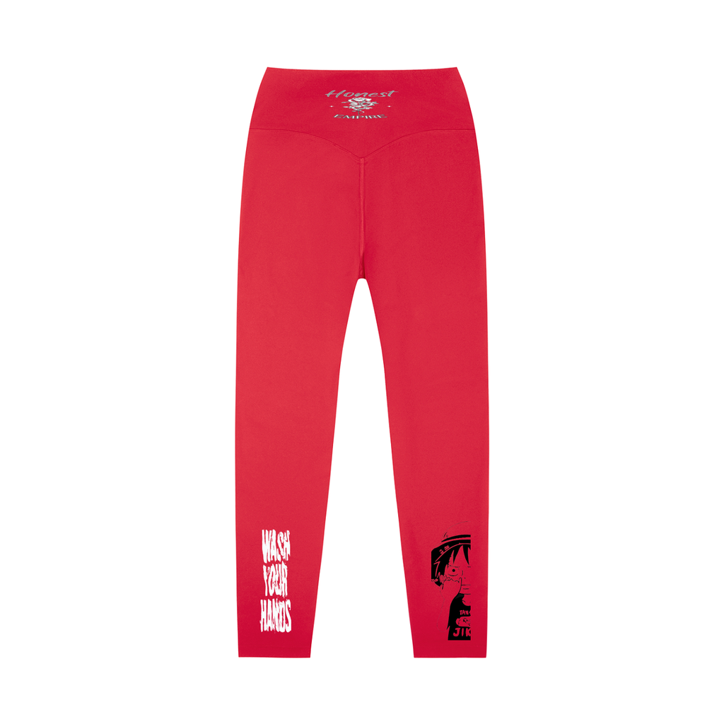 Honest Empire “WashYourHands” High-Waisted Yoga Leggings