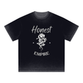 H.E. “WashYourHands” Reverse Dyed Loose Cotton T-Shirt