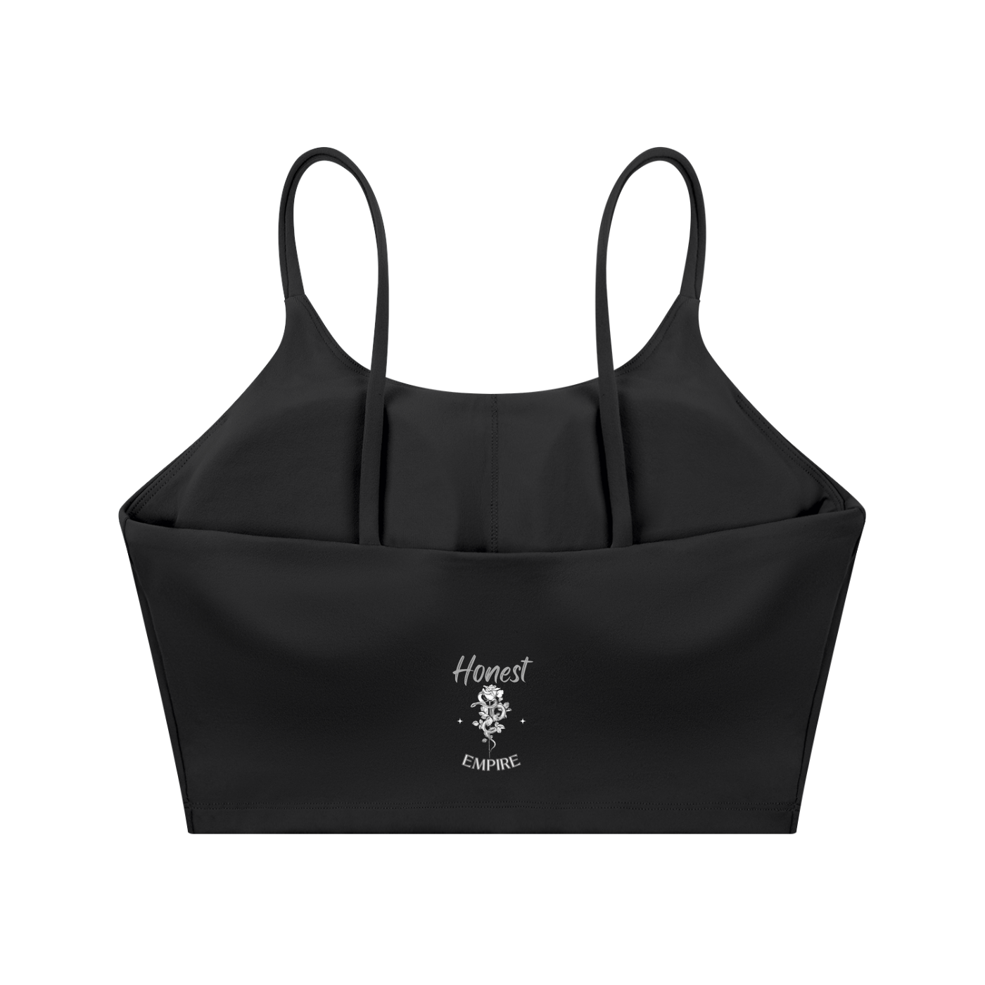 H.E. FACE Spaghetti Strap Yoga Sports Bra
