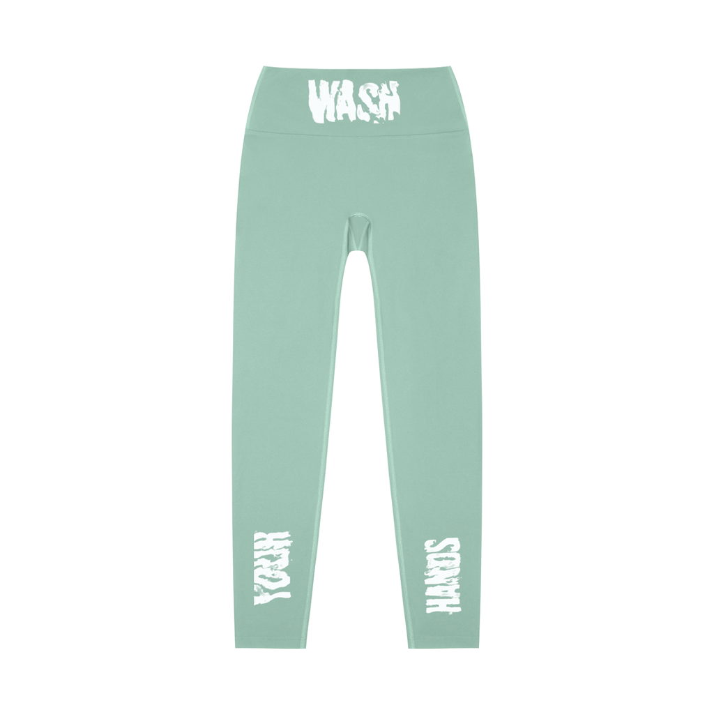 Honest Empire “WashYourHands” High-Waisted Yoga Leggings