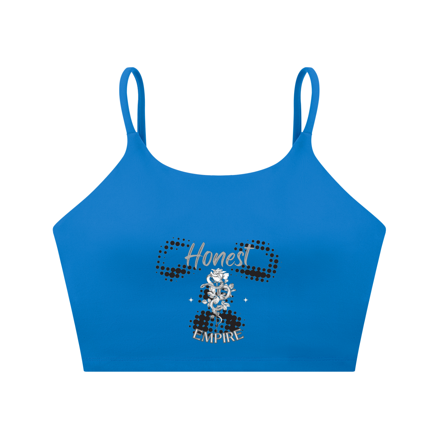 H.E. FACE Spaghetti Strap Yoga Sports Bra