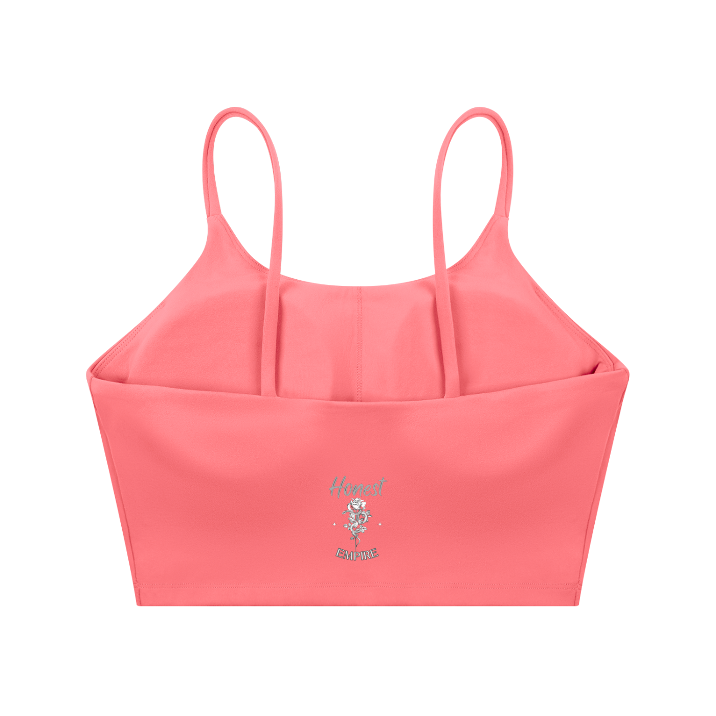 H.E. FACE Spaghetti Strap Yoga Sports Bra
