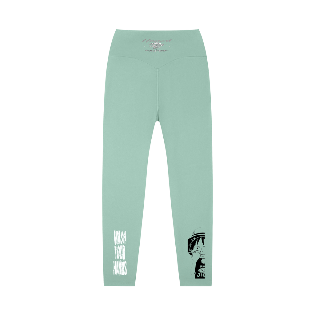 Honest Empire “WashYourHands” High-Waisted Yoga Leggings