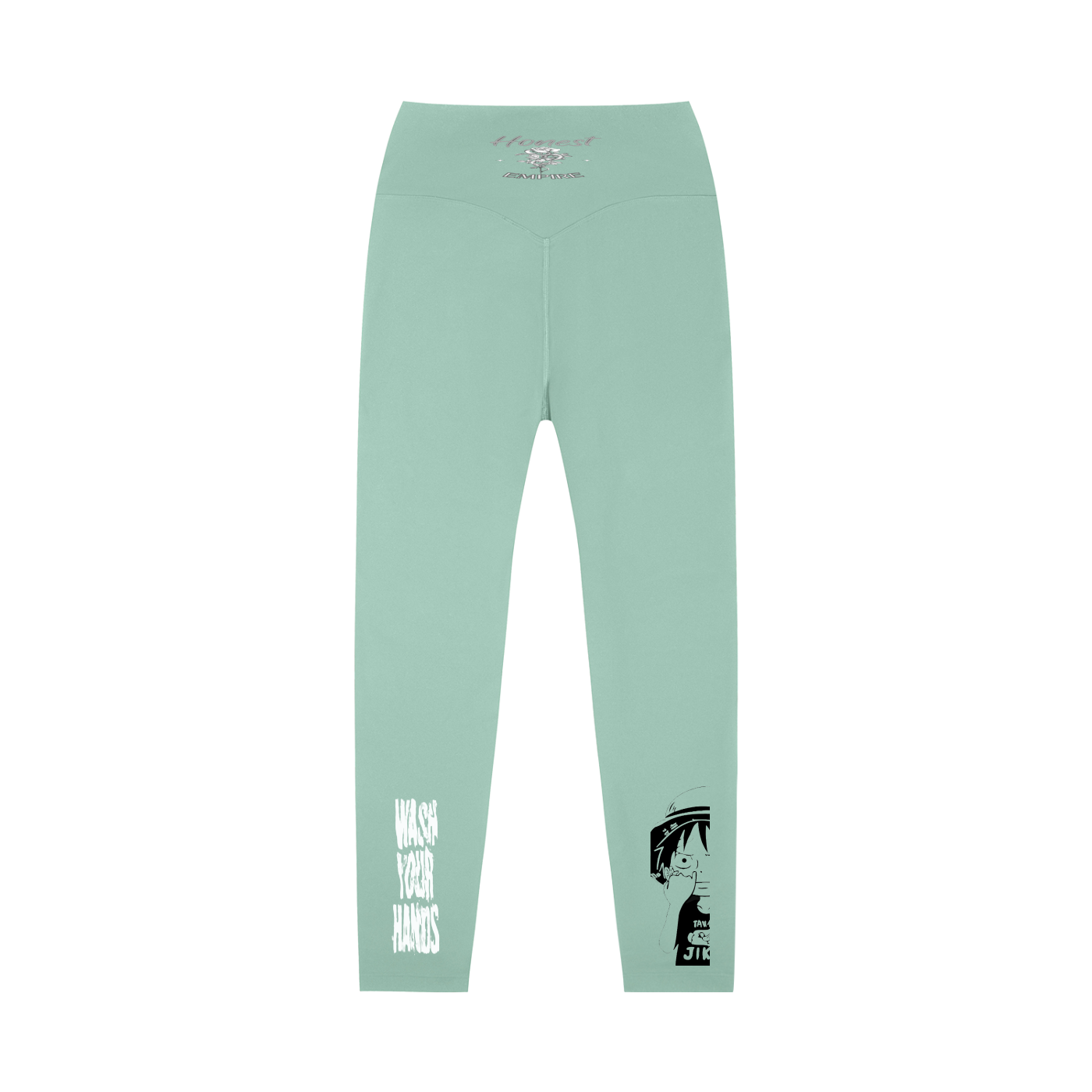 Honest Empire “WashYourHands” High-Waisted Yoga Leggings