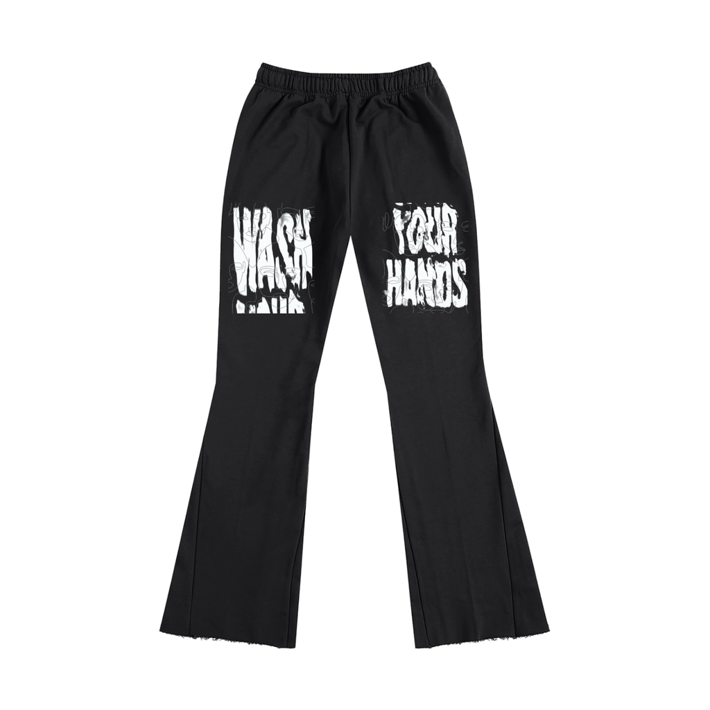 Honest Empire “WashYourHands” Flared Sweatpants