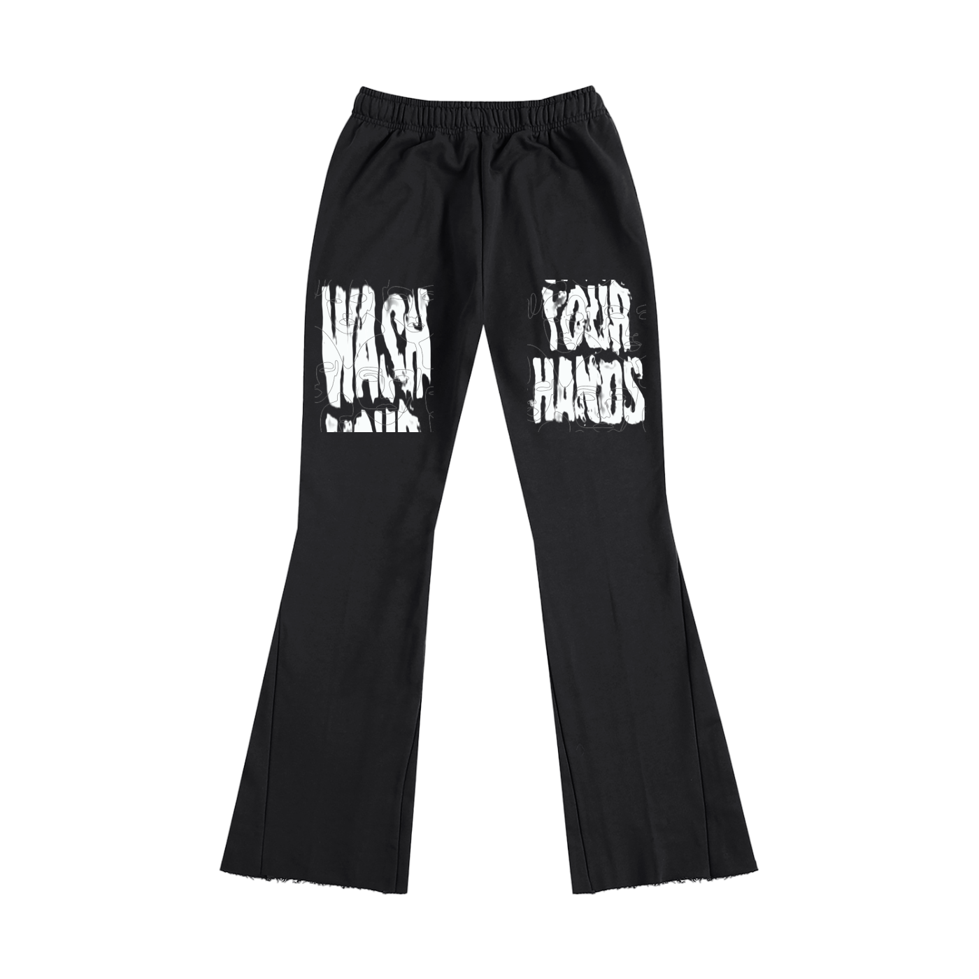 Honest Empire “WashYourHands” Flared Sweatpants