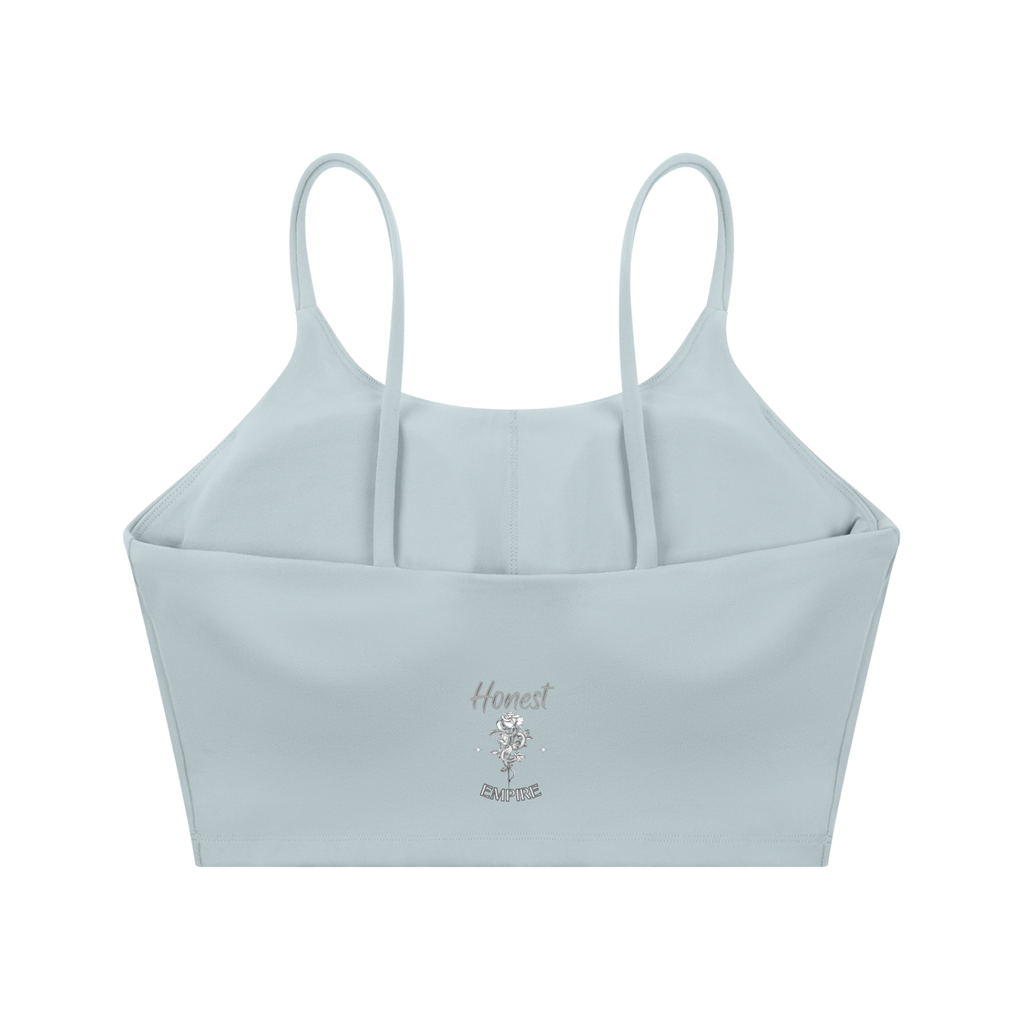 H.E. FACE Spaghetti Strap Yoga Sports Bra