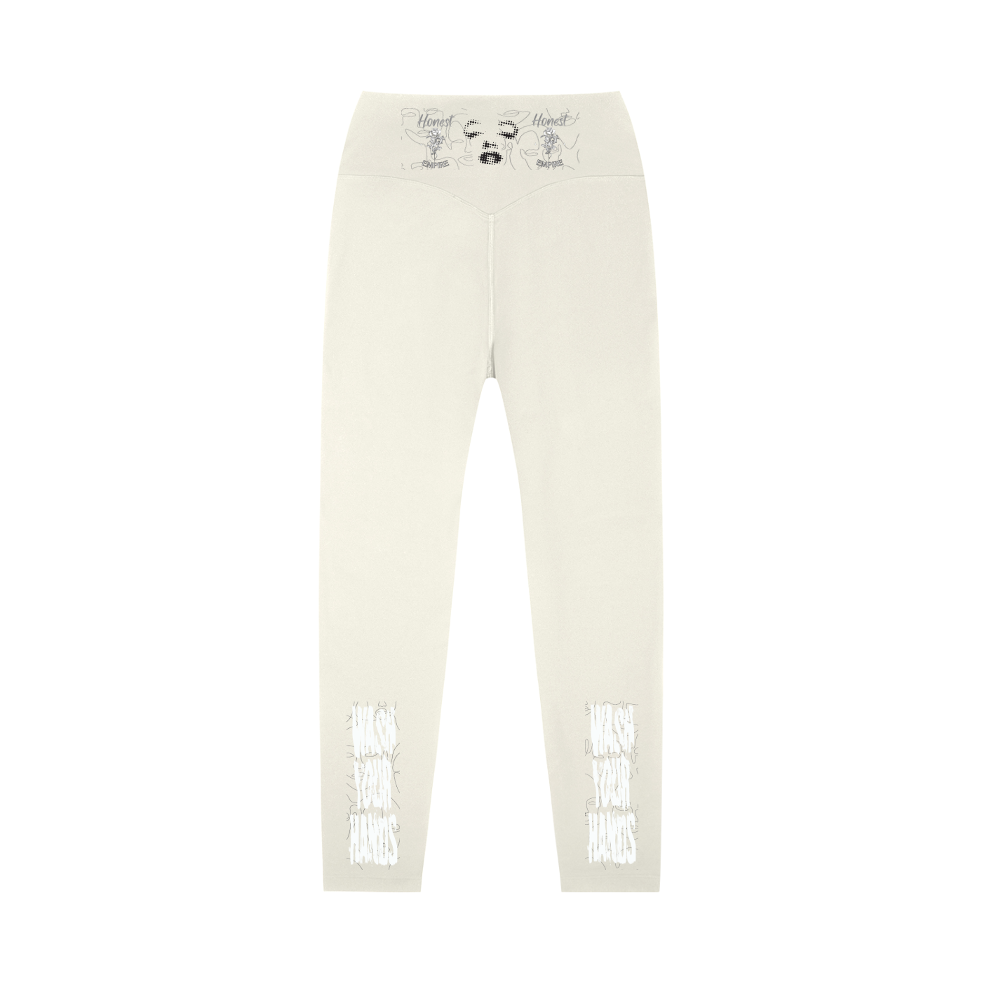 H.E. “WashYourHands” High-Waisted Yoga Leggings
