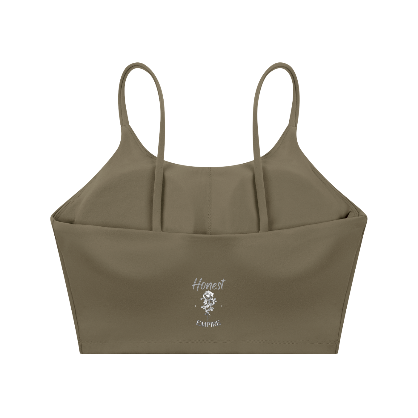 H.E. FACE Spaghetti Strap Yoga Sports Bra