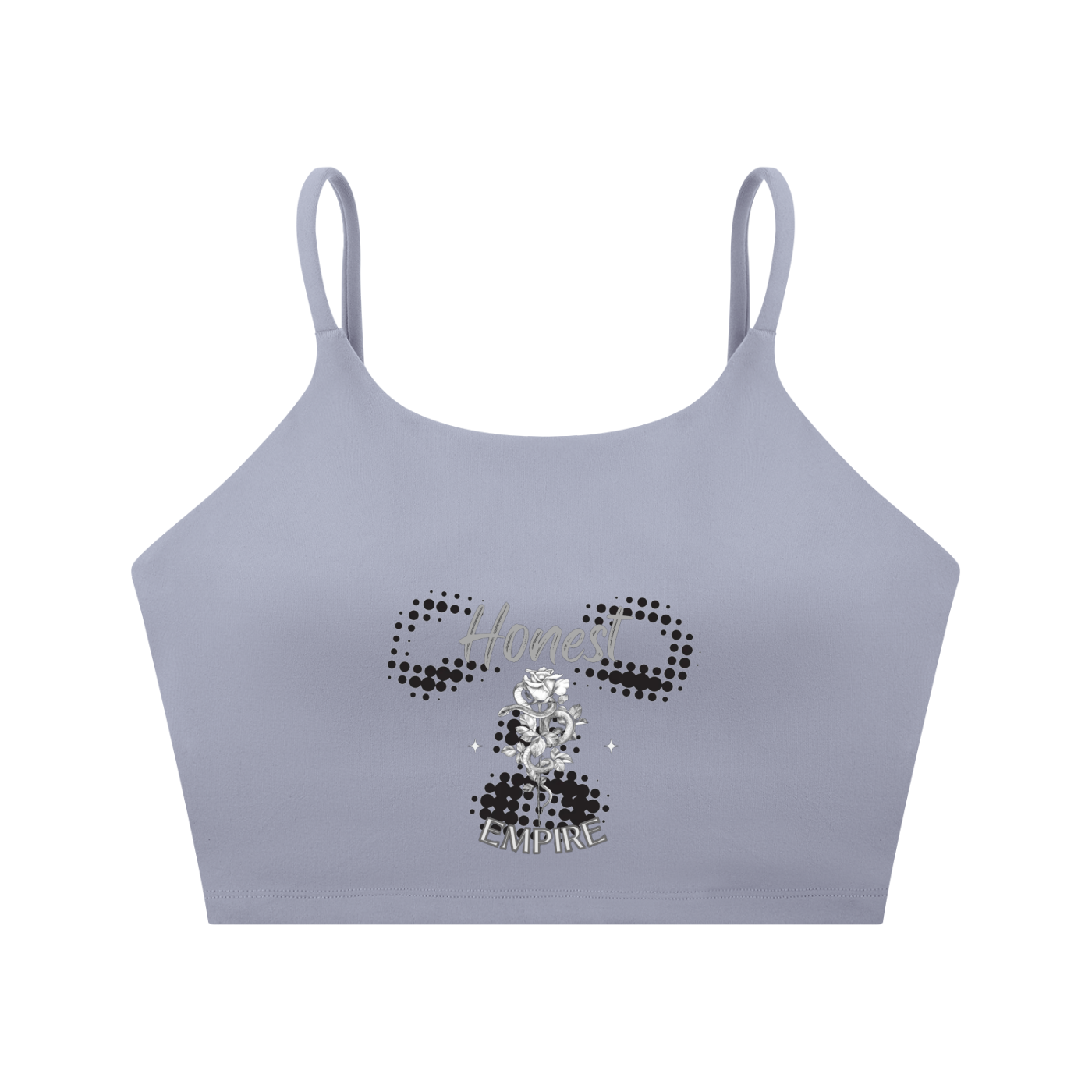 H.E. FACE Spaghetti Strap Yoga Sports Bra